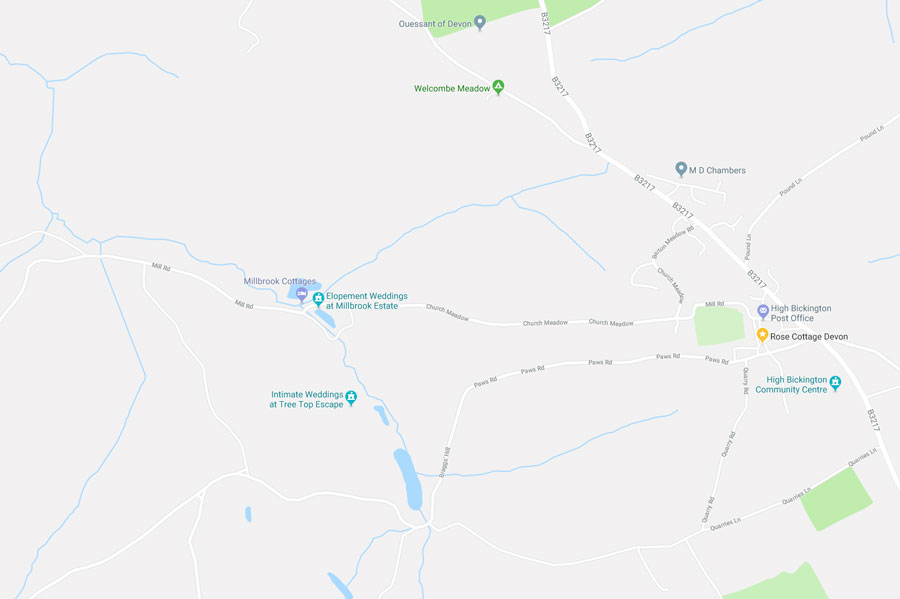 Location of our Elopement Weddings